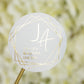 Alessia - Sticker (lot de 15) - Stickers étiquettes - 4 cm - Lot de 15 - Luxe Carterie Studio