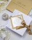 Alexia - Faire - part - Faire - part Pochette + 2 cartons (Invitation / Informations / RSVP / Programme ou autre) - Sans enveloppe - Luxe Carterie Studio