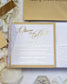 Alexia - Faire - part - Faire - part Pochette + 2 cartons (Invitation / Informations / RSVP / Programme ou autre) - Sans enveloppe - Luxe Carterie Studio