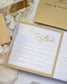 Alexia - Faire - part - Faire - part Pochette + 2 cartons (Invitation / Informations / RSVP / Programme ou autre) - Sans enveloppe - Luxe Carterie Studio