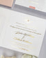 "Alice" - Faire-part de mariage chic, élégant et romantique avec dorure or - Wedding stationery - Création Luxe Carterie Studio