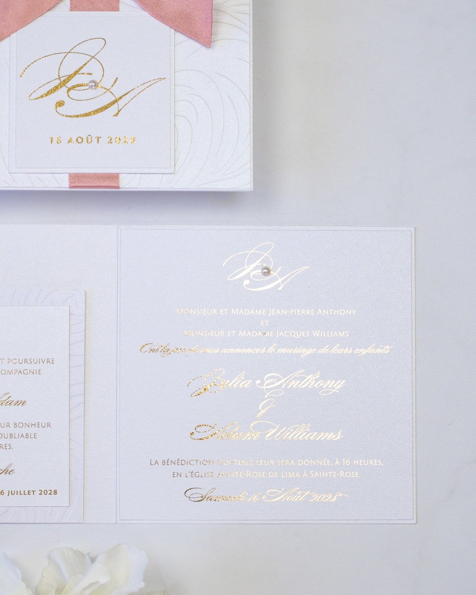 Alice - Faire - part - Faire - part seul - Sans enveloppe - Luxe Carterie Studio