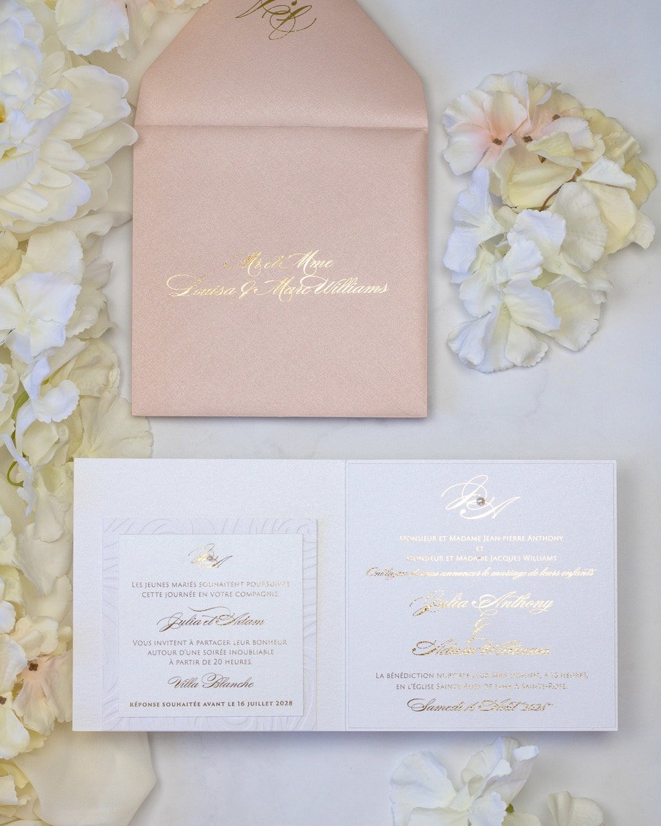 Alice - Faire - part - Faire - part seul - Sans enveloppe - Luxe Carterie Studio