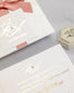 "Alice" - Faire-part de mariage chic, élégant et romantique avec dorure or - Wedding stationery - Création Luxe Carterie Studio