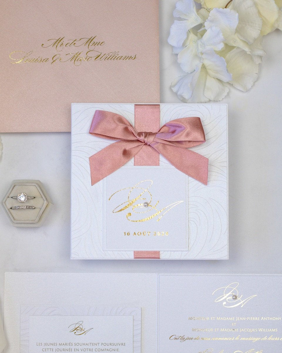 Alice - Échantillon - Faire - part - Luxe Carterie Studio