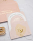"Alina" - Faire-part de mariage moderne, chic et élégant avec dorure or – Wedding stationery - Création Luxe Carterie Studio