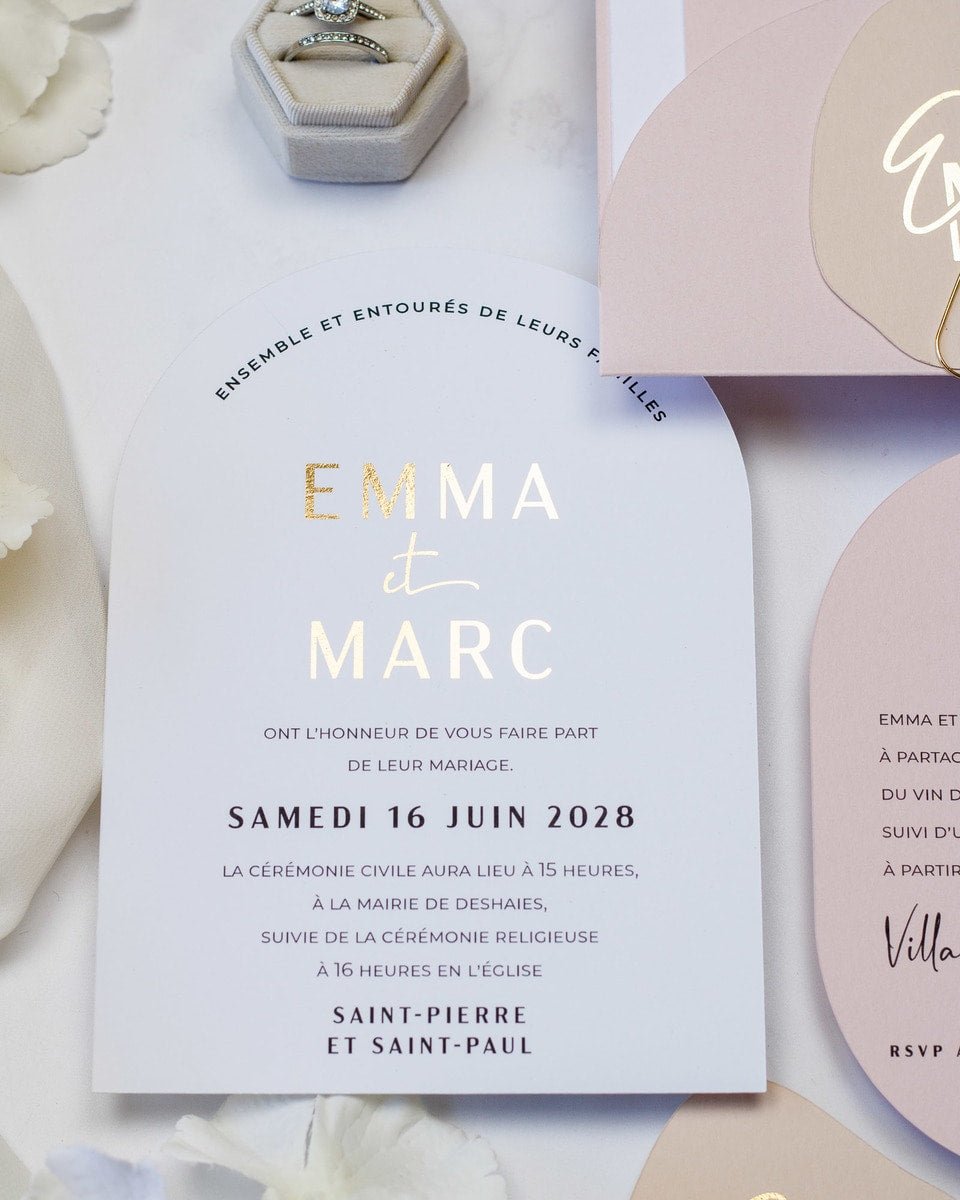 Alina - Échantillon - Faire - part - Luxe Carterie Studio