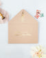 ALINEA - Enveloppe épaisse avec Dorure - Enveloppe - 12 cm x 16.5 cm - Luxe Carterie Studio