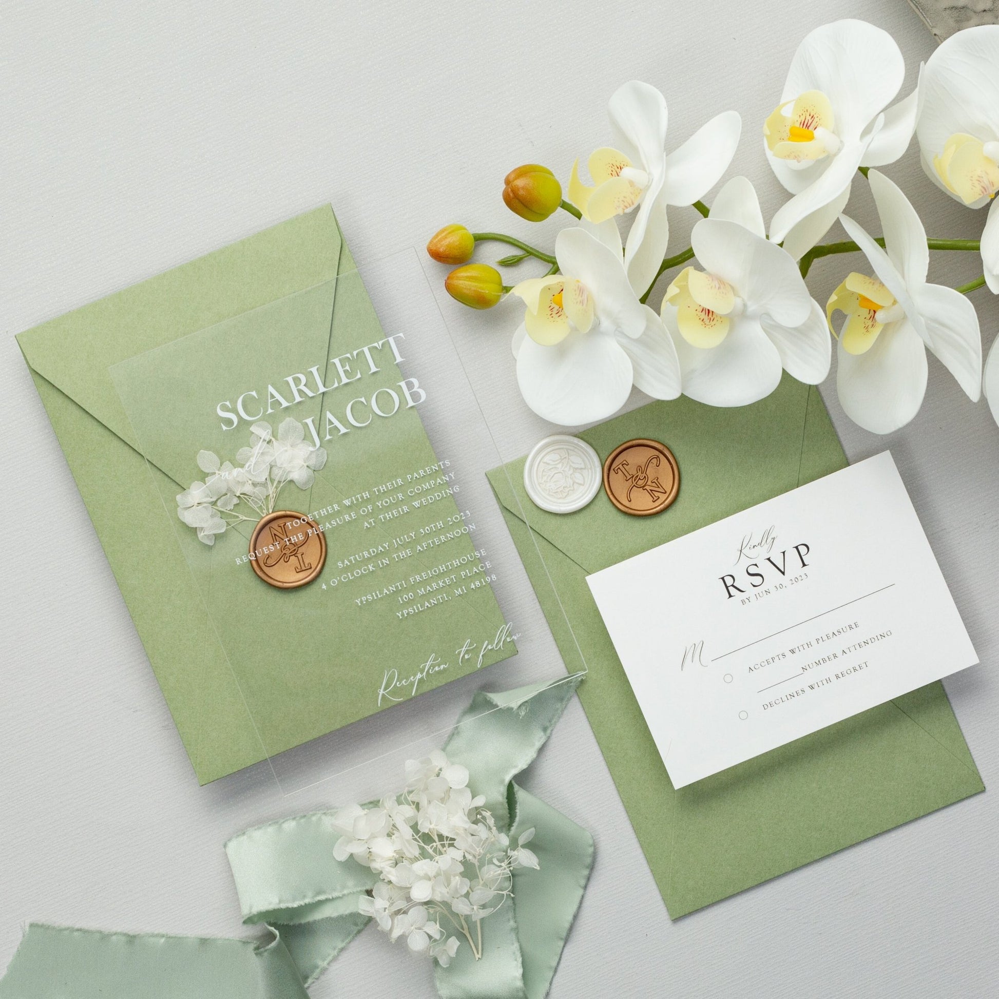 Alma - Faire - part - Faire - part seul - Sans enveloppe - Luxe Carterie Studio