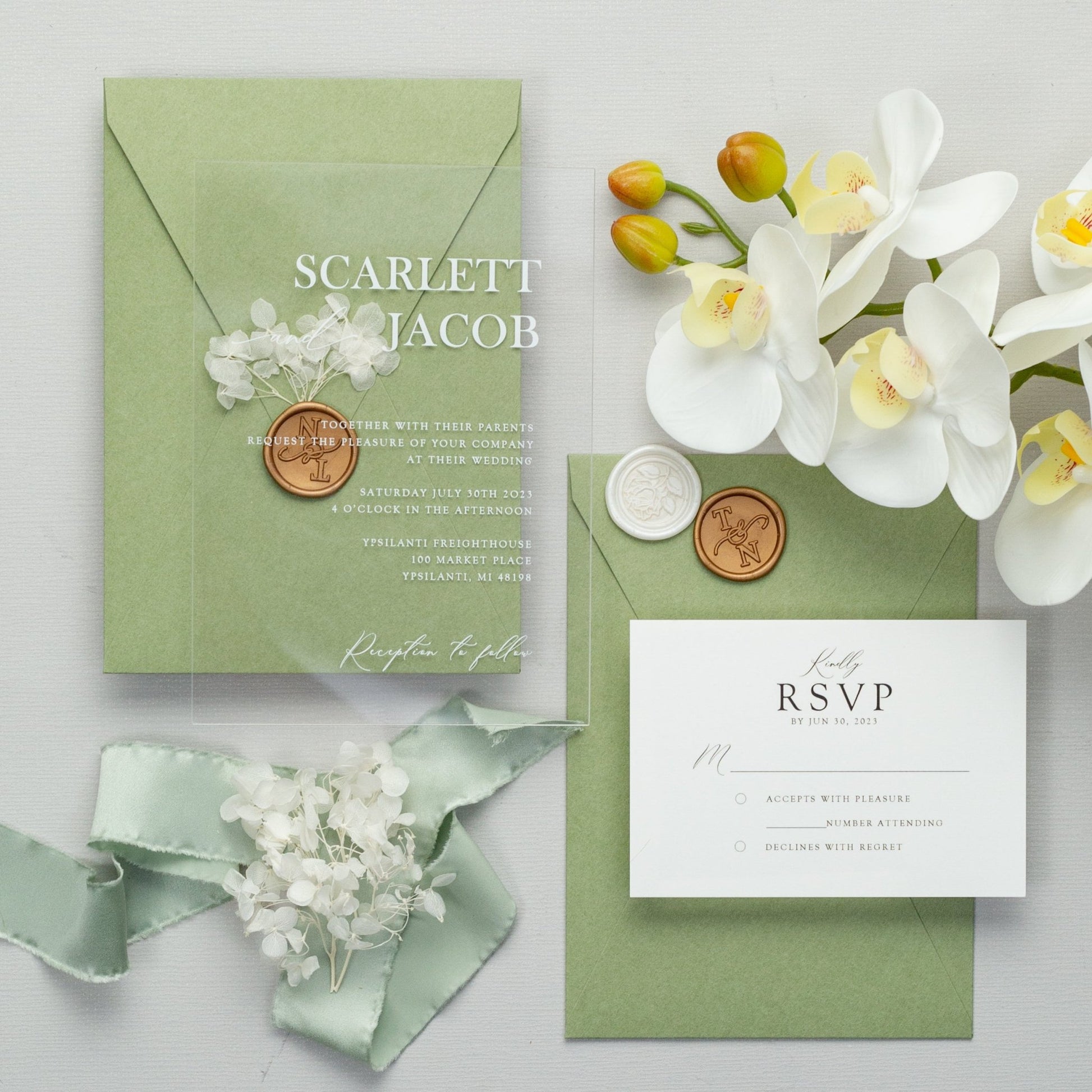 Alma - Faire - part - Faire - part seul - Sans enveloppe - Luxe Carterie Studio