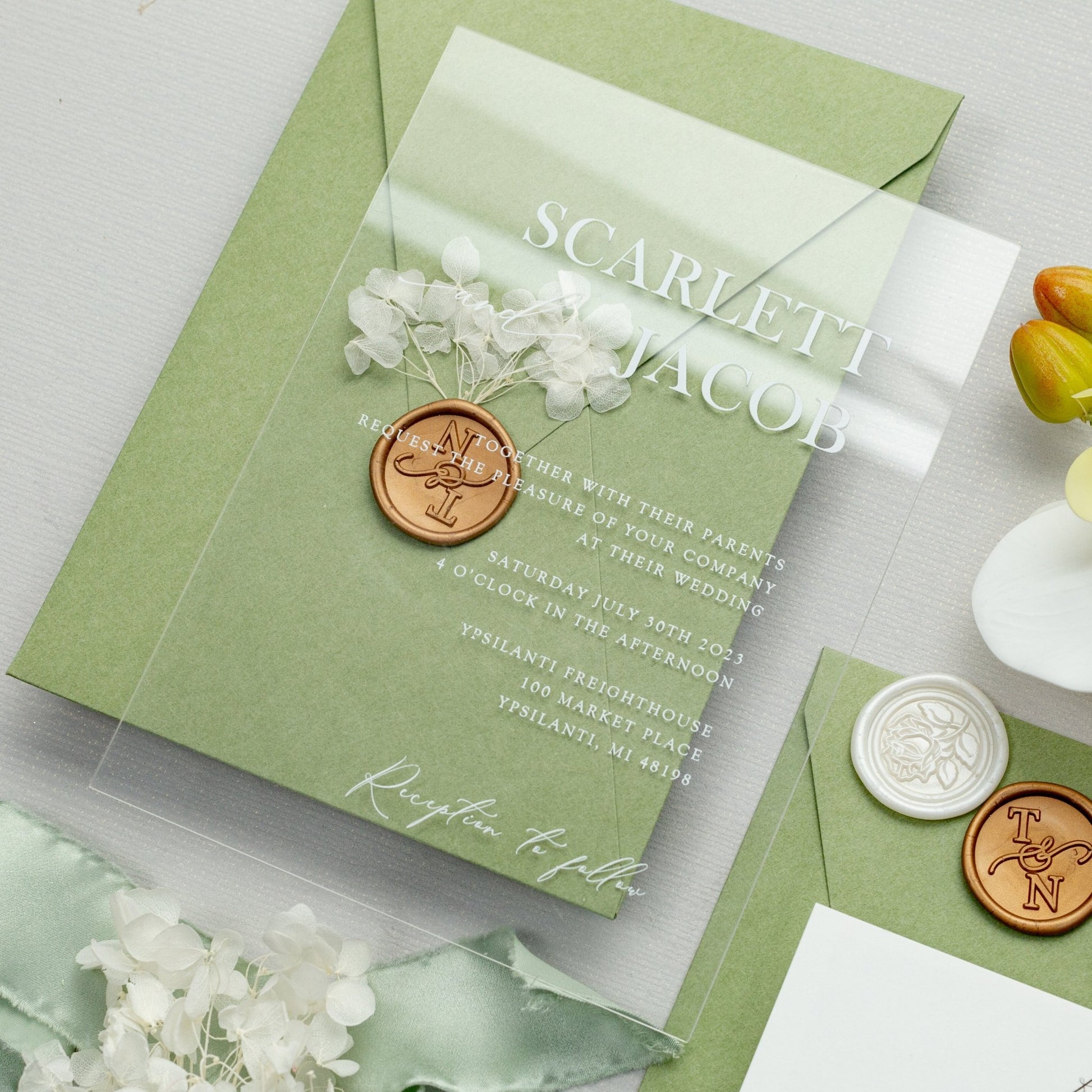 Alma - Faire - part - Faire - part seul - Sans enveloppe - Luxe Carterie Studio