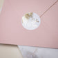 "Aloha - Sticker" - Faire-part de mariage chic, élégant et romantique avec dorure or - Wedding stationery - Création Luxe Carterie Studio