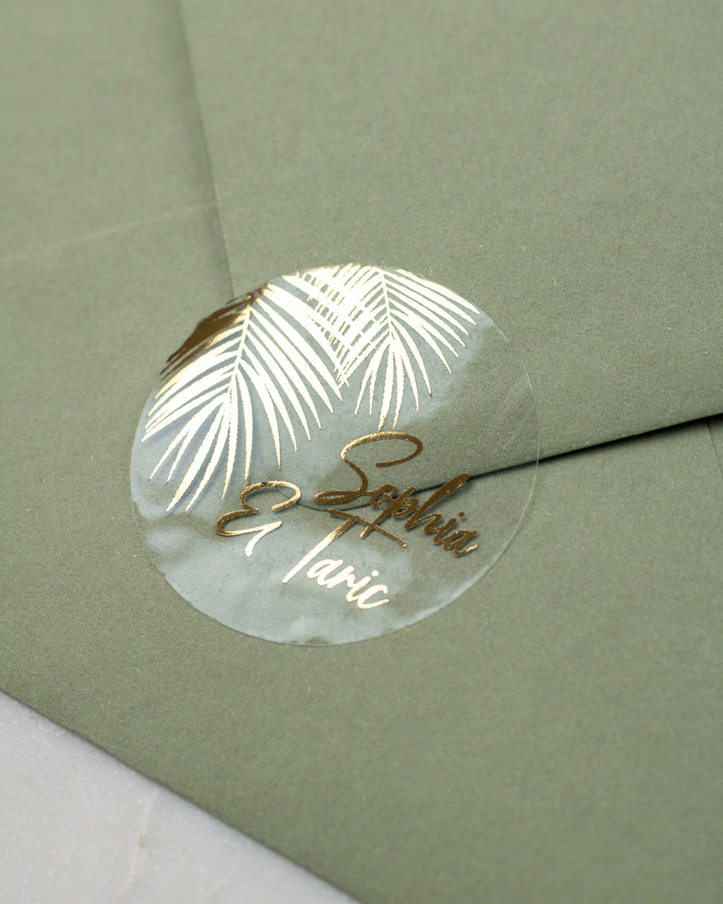 Aloha - Sticker (lot de 15) - Stickers étiquettes - 4 cm - Lot de 15 - Luxe Carterie Studio