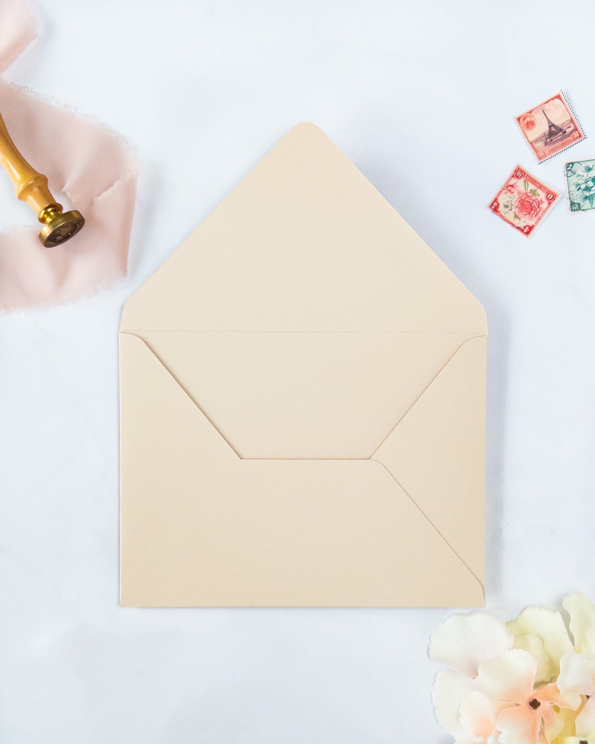 ALTHEA - Enveloppe épaisse avec Dorure - Enveloppe - 12 cm x 16.5 cm - Luxe Carterie Studio