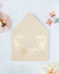 ALTHEA - Enveloppe épaisse avec Dorure - Enveloppe - 12 cm x 16.5 cm - Luxe Carterie Studio