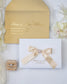 Amaryllis - Faire - part - Faire - part Pochette + 2 cartons (Invitation / Informations / RSVP / Programme ou autre) - Sans enveloppe - Luxe Carterie Studio