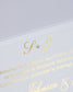 Amaryllis - Faire - part - Faire - part Pochette + 2 cartons (Invitation / Informations / RSVP / Programme ou autre) - Sans enveloppe - Luxe Carterie Studio