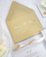 "Amaryllis" - Faire-part de mariage chic, élégant et romantique avec dorure or - Wedding stationery - Création Luxe Carterie Studio