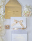 Amaryllis - Faire - part - Faire - part Pochette + 2 cartons (Invitation / Informations / RSVP / Programme ou autre) - Sans enveloppe - Luxe Carterie Studio
