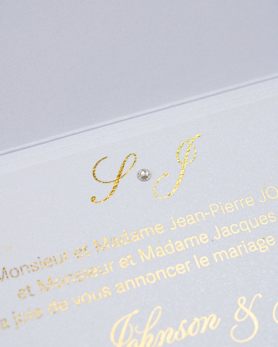Amaryllis - Échantillon - Faire - part - Luxe Carterie Studio