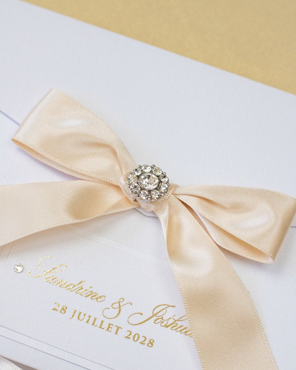 Amaryllis - Échantillon - Faire - part - Luxe Carterie Studio