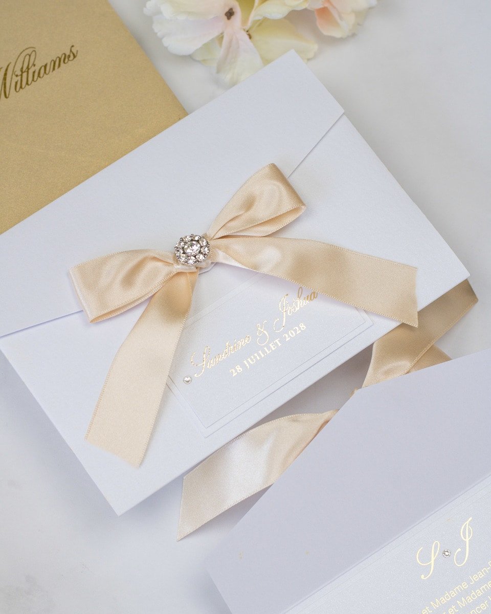 Amaryllis - Échantillon - Faire - part - Luxe Carterie Studio