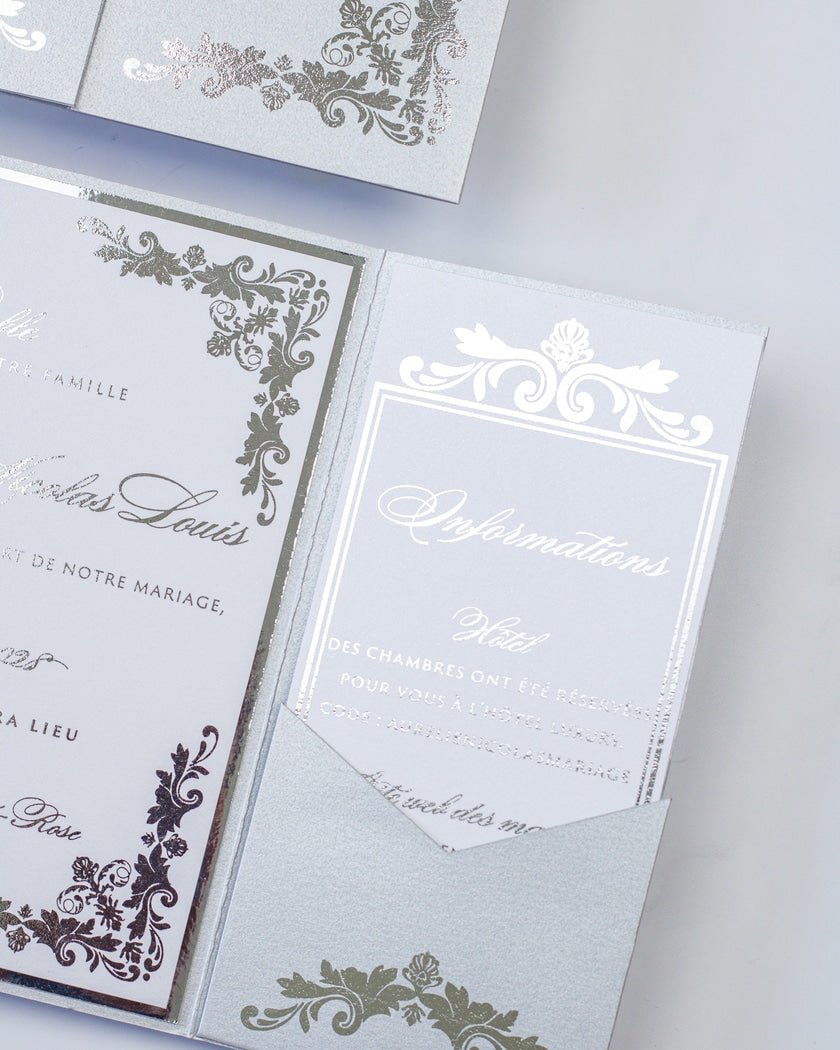 Amber - Échantillon - Faire - part - Luxe Carterie Studio