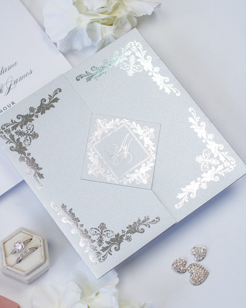 Amber - Échantillon - Faire - part - Luxe Carterie Studio