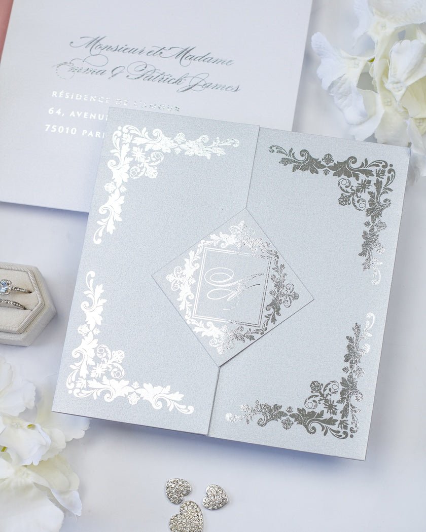 Amber - Échantillon - Faire - part - Luxe Carterie Studio