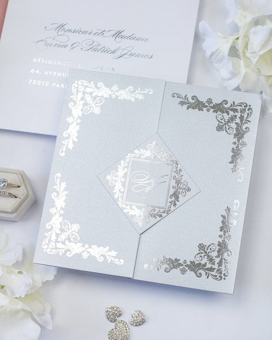 Amber - Échantillon - Faire - part - Luxe Carterie Studio