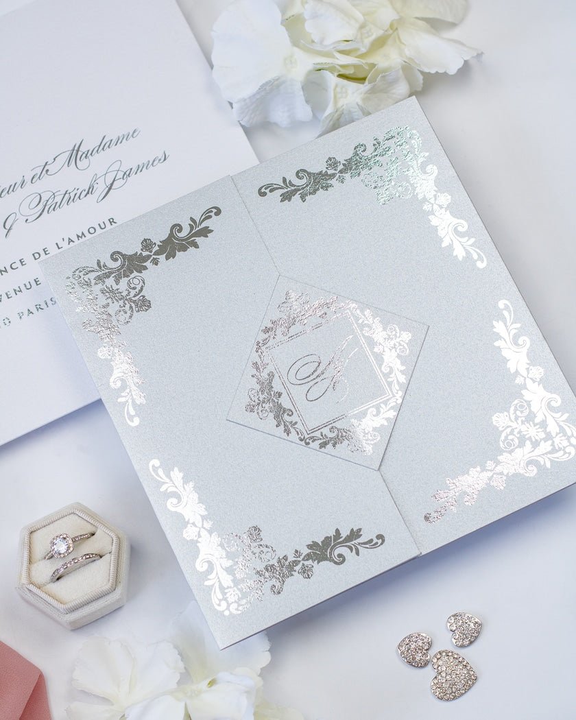 Amber - Échantillon - Faire - part - Luxe Carterie Studio
