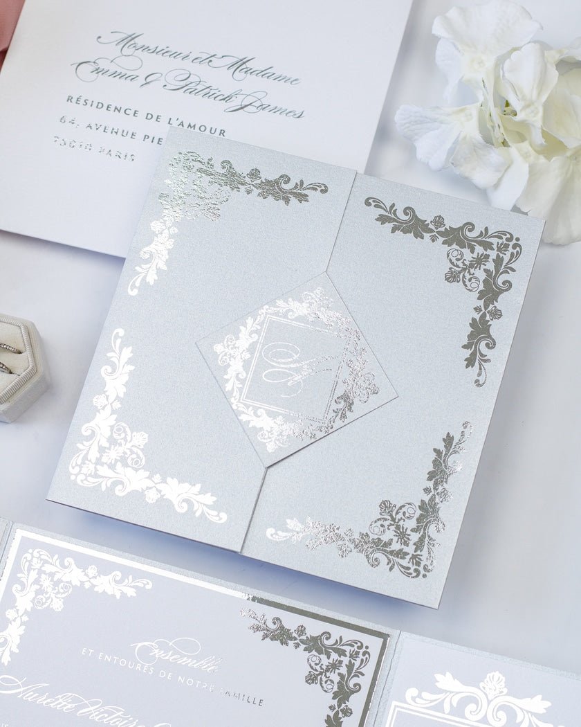 Amber - Échantillon - Faire - part - Luxe Carterie Studio