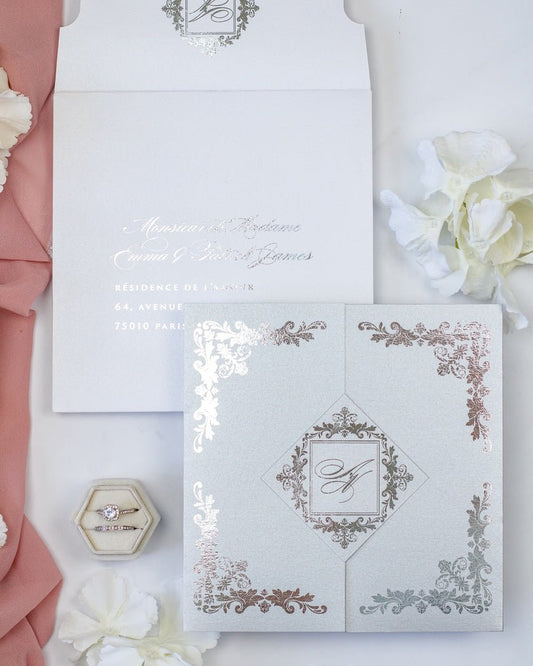 Amber - Échantillon - Faire - part - Luxe Carterie Studio