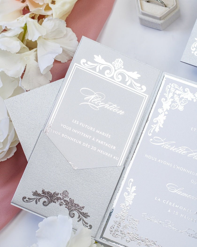 Amber - Échantillon - Faire - part - Luxe Carterie Studio