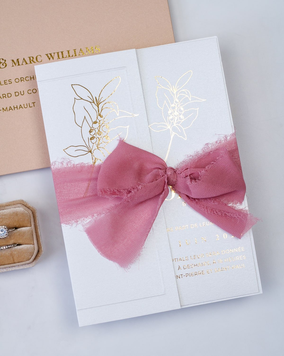 Amélie - Échantillon - Faire - part - Luxe Carterie Studio