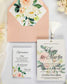 "Amour" - Faire-part de mariage fleuris élégant et romantique avec dorure or - Wedding stationery - Création Luxe Carterie Studio