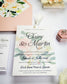 "Amour" - Faire-part de mariage fleuris élégant et romantique avec dorure or - Wedding stationery - Création Luxe Carterie Studio