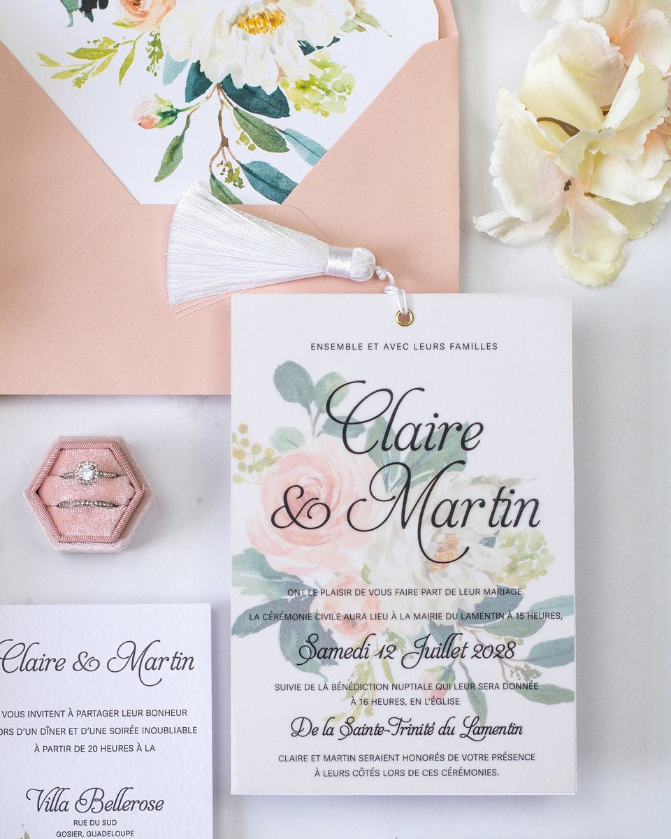 Amour - Échantillon - Faire - part - Luxe Carterie Studio