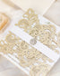 "Anastasia" - Faire-part de mariage laser cut élégant et romantique avec dorure or - Wedding stationery - Création Luxe Carterie Studio