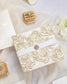 "Anastasia" - Faire-part de mariage laser cut élégant et romantique avec dorure or - Wedding stationery - Création Luxe Carterie Studio
