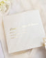 "Anastasia" - Faire-part de mariage laser cut élégant et romantique avec dorure or - Wedding stationery - Création Luxe Carterie Studio