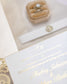 "Anastasia" - Faire-part de mariage laser cut élégant et romantique avec dorure or - Wedding stationery - Création Luxe Carterie Studio