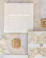 "Anastasia" - Faire-part de mariage laser cut élégant et romantique avec dorure or - Wedding stationery - Création Luxe Carterie Studio