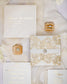 "Anastasia" - Faire-part de mariage laser cut élégant et romantique avec dorure or - Wedding stationery - Création Luxe Carterie Studio