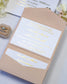 Ancolie - Échantillon - Faire - part - Luxe Carterie Studio