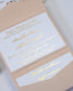 Ancolie - Échantillon - Faire - part - Luxe Carterie Studio