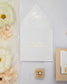 "Andrea" - Faire-part de mariage chic, élégant et romantique avec dorure or - Wedding stationery - Création Luxe Carterie Studio
