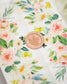 "Anémone" - Faire-part de mariage fleuris élégant et romantique avec dorure or et wax seal – Wedding stationery - Création Luxe Carterie Studio