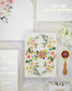 "Anémone" - Faire-part de mariage fleuris élégant et romantique avec dorure or et wax seal – Wedding stationery - Création Luxe Carterie Studio