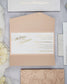 "Angèle" - Faire-part de mariage chic, élégant et romantique avec dorure or - Wedding stationery - Création Luxe Carterie Studio